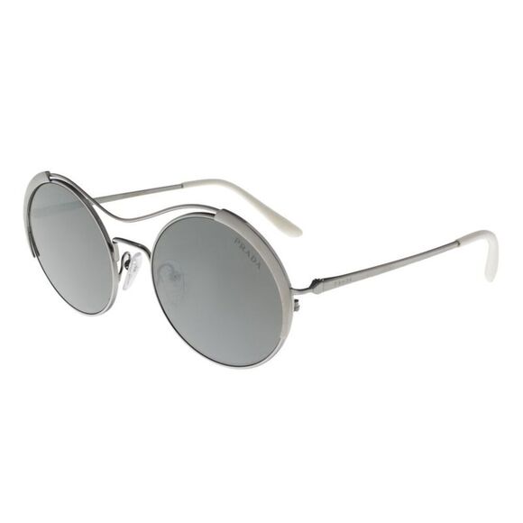 Prada PR55VS 402407 CONCEPTUAL Gunmetal/Matte Gunmetal Oval Sunglasses - Picture 1 of 5